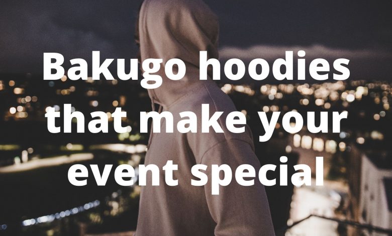 Bakugo hoodies