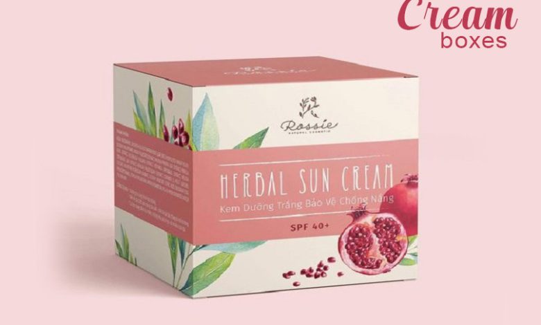 cream boxes