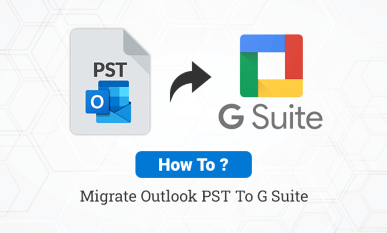 export pst files to g suite