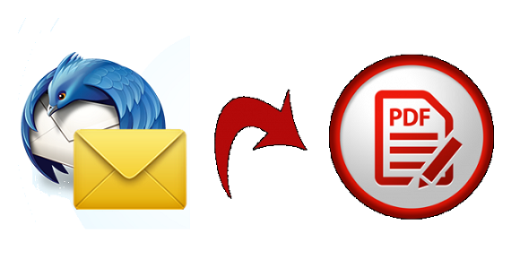 export thunderbird emails to pdf